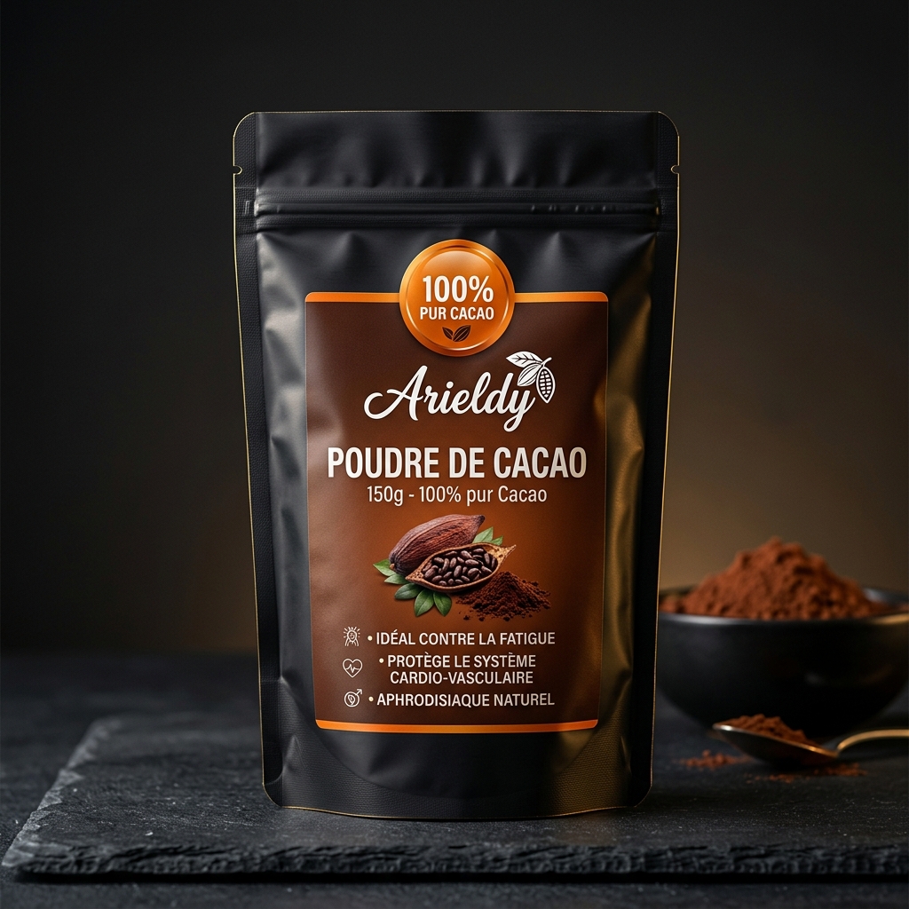 Poudre de cacao Arieldy 150g – nouveau format économique